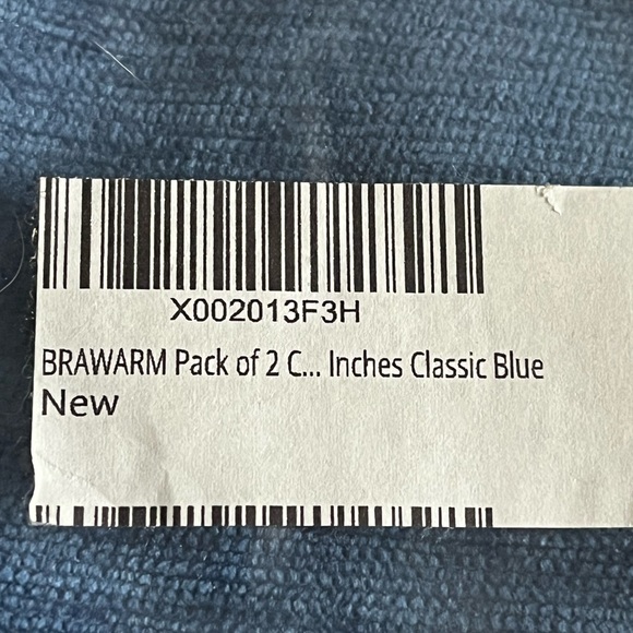 BRAWARM pack of 4 classic blue pillow covers - Picture 6 of 8